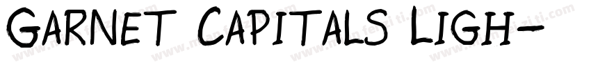 Garnet Capitals Ligh字体转换